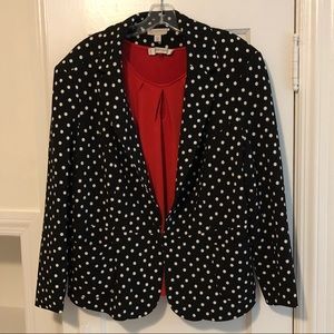 Black with White Polkadot Jacket